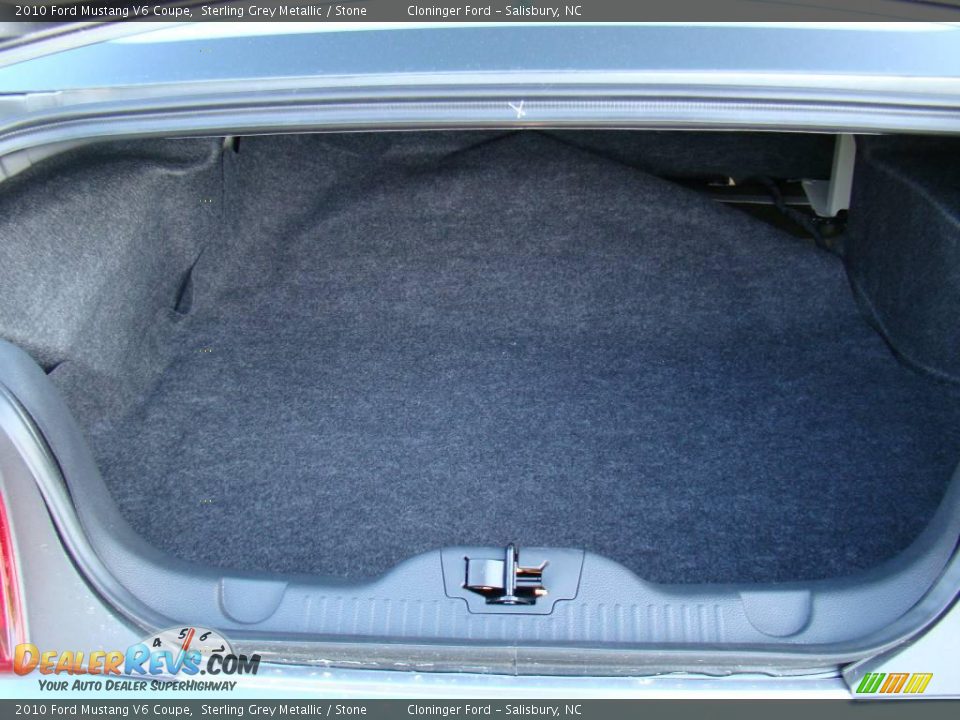 2010 Ford Mustang V6 Coupe Sterling Grey Metallic / Stone Photo #9