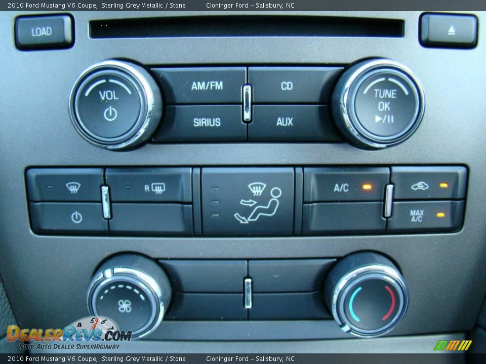 2010 Ford Mustang V6 Coupe Sterling Grey Metallic / Stone Photo #19