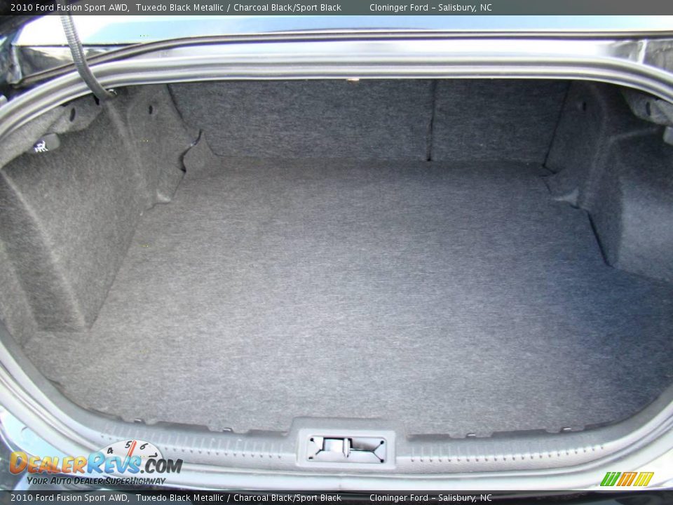 2010 Ford Fusion Sport AWD Tuxedo Black Metallic / Charcoal Black/Sport Black Photo #10