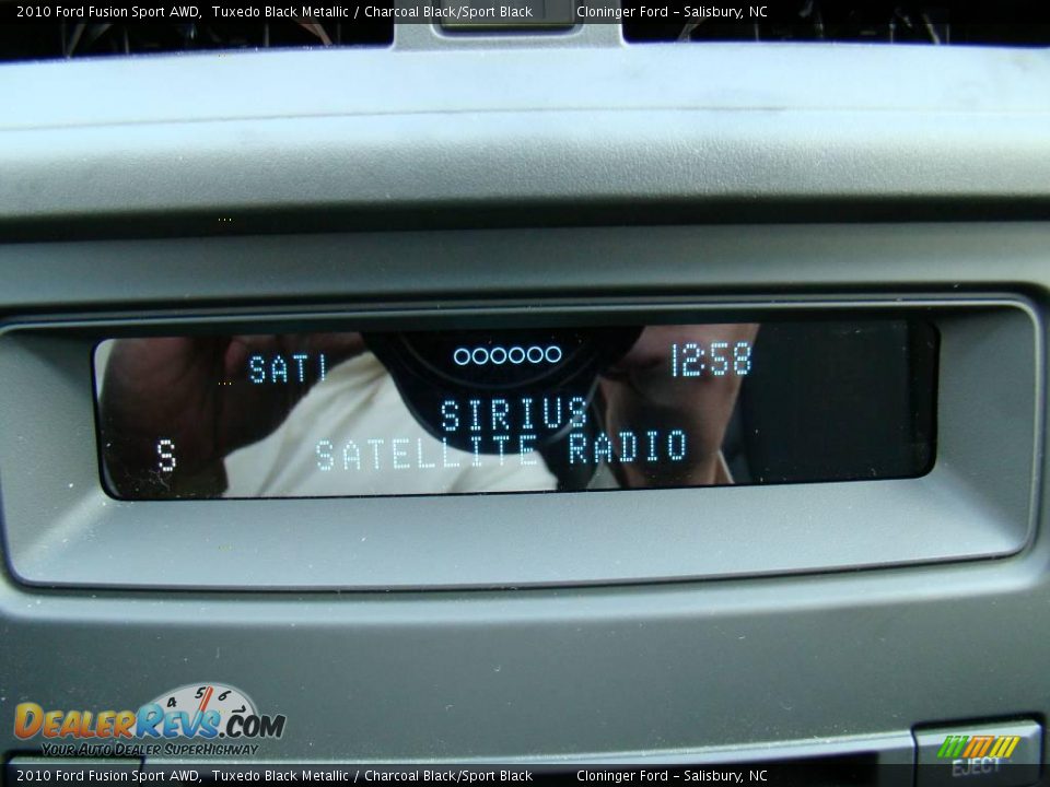 2010 Ford Fusion Sport AWD Tuxedo Black Metallic / Charcoal Black/Sport Black Photo #22