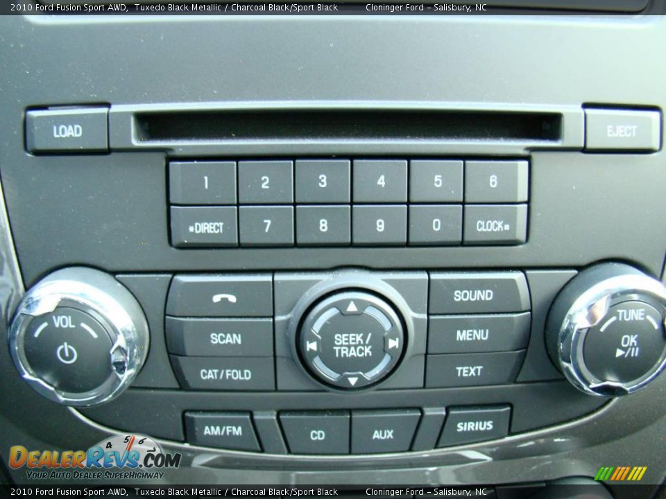 2010 Ford Fusion Sport AWD Tuxedo Black Metallic / Charcoal Black/Sport Black Photo #23