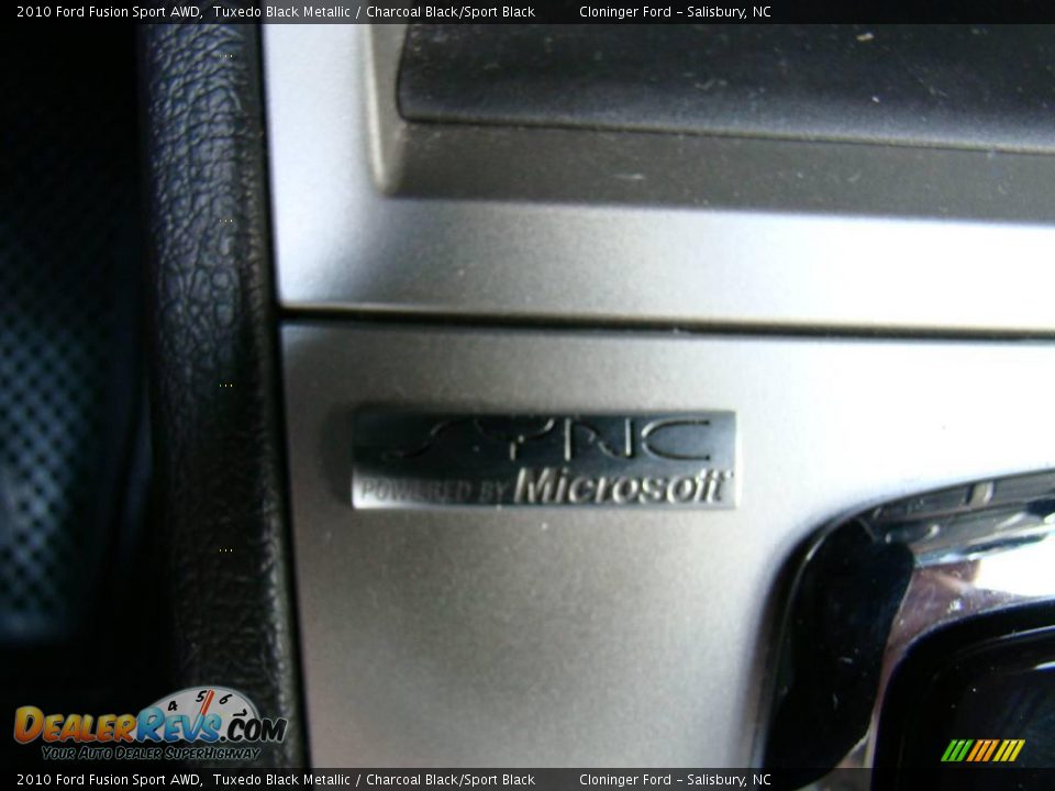 2010 Ford Fusion Sport AWD Tuxedo Black Metallic / Charcoal Black/Sport Black Photo #25