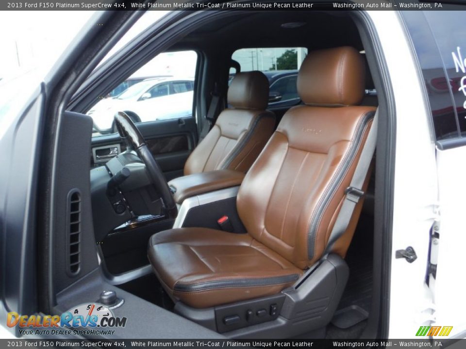 Front Seat of 2013 Ford F150 Platinum SuperCrew 4x4 Photo #13