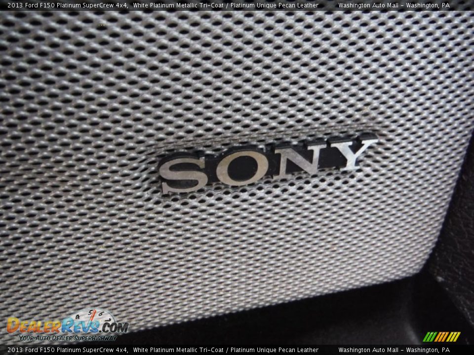 2013 Ford F150 Platinum SuperCrew 4x4 White Platinum Metallic Tri-Coat / Platinum Unique Pecan Leather Photo #17