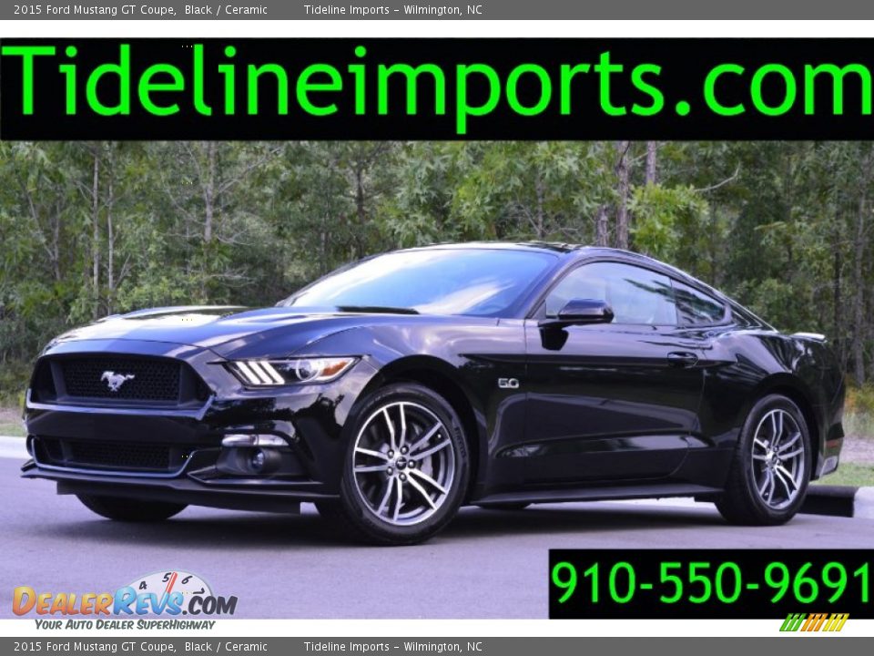 2015 Ford Mustang GT Coupe Black / Ceramic Photo #1