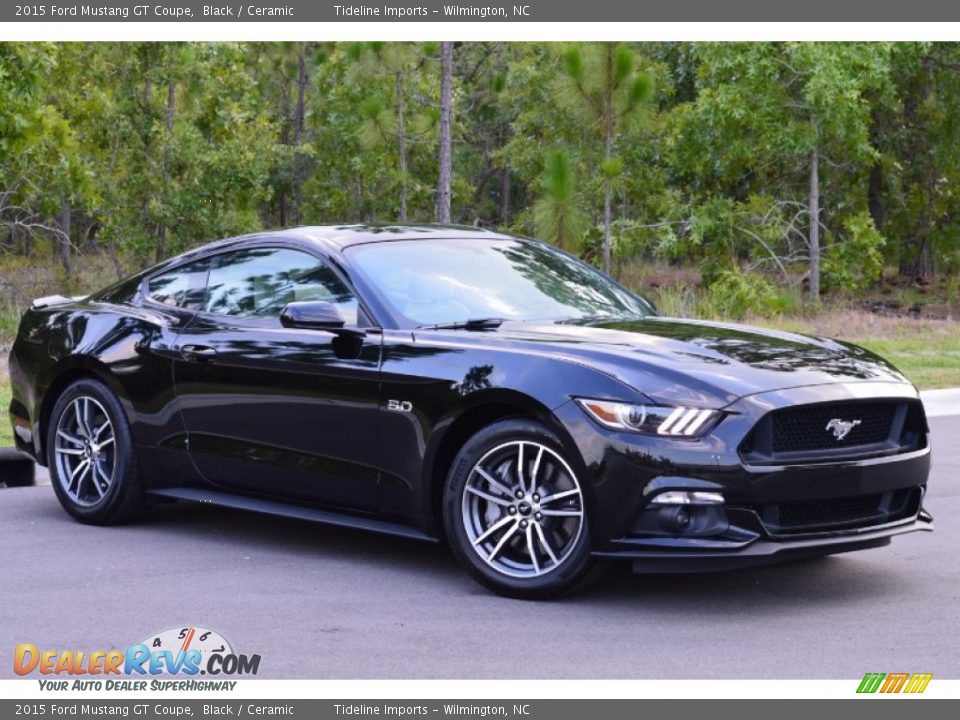 Front 3/4 View of 2015 Ford Mustang GT Coupe Photo #22