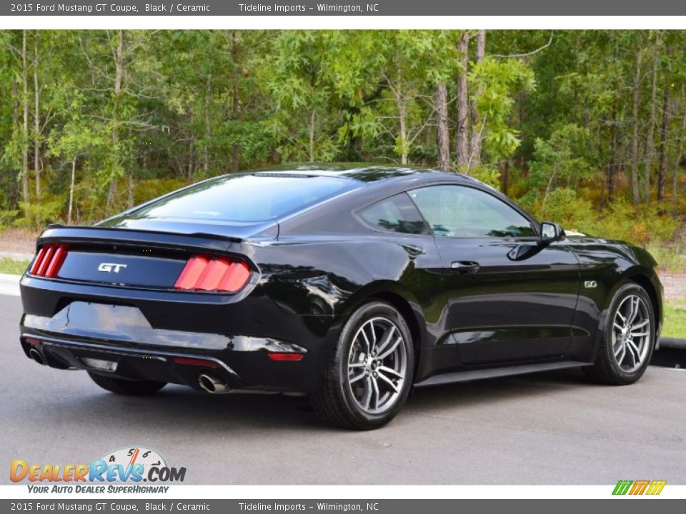 2015 Ford Mustang GT Coupe Black / Ceramic Photo #24