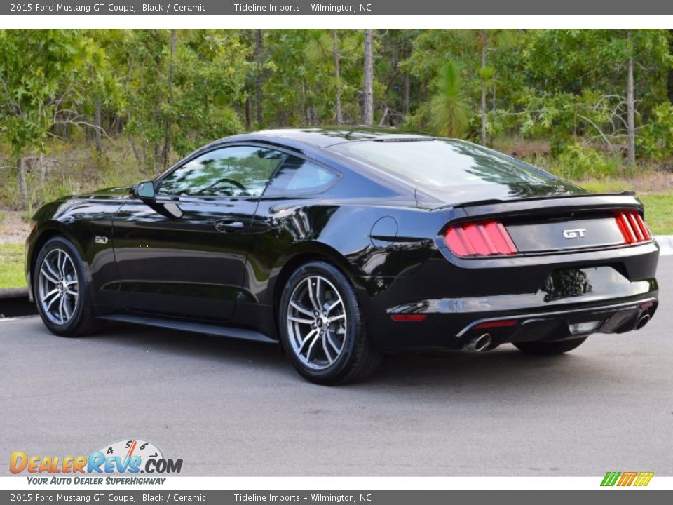 2015 Ford Mustang GT Coupe Black / Ceramic Photo #28