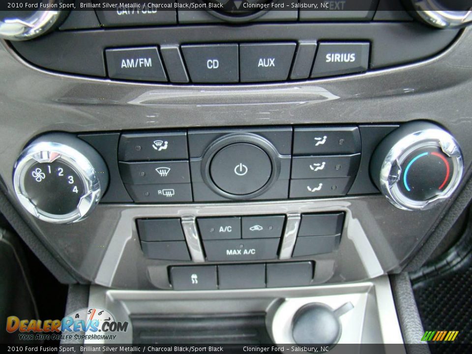 2010 Ford Fusion Sport Brilliant Silver Metallic / Charcoal Black/Sport Black Photo #25