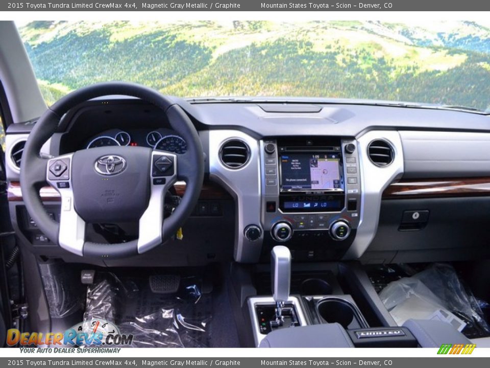 Dashboard of 2015 Toyota Tundra Limited CrewMax 4x4 Photo #6