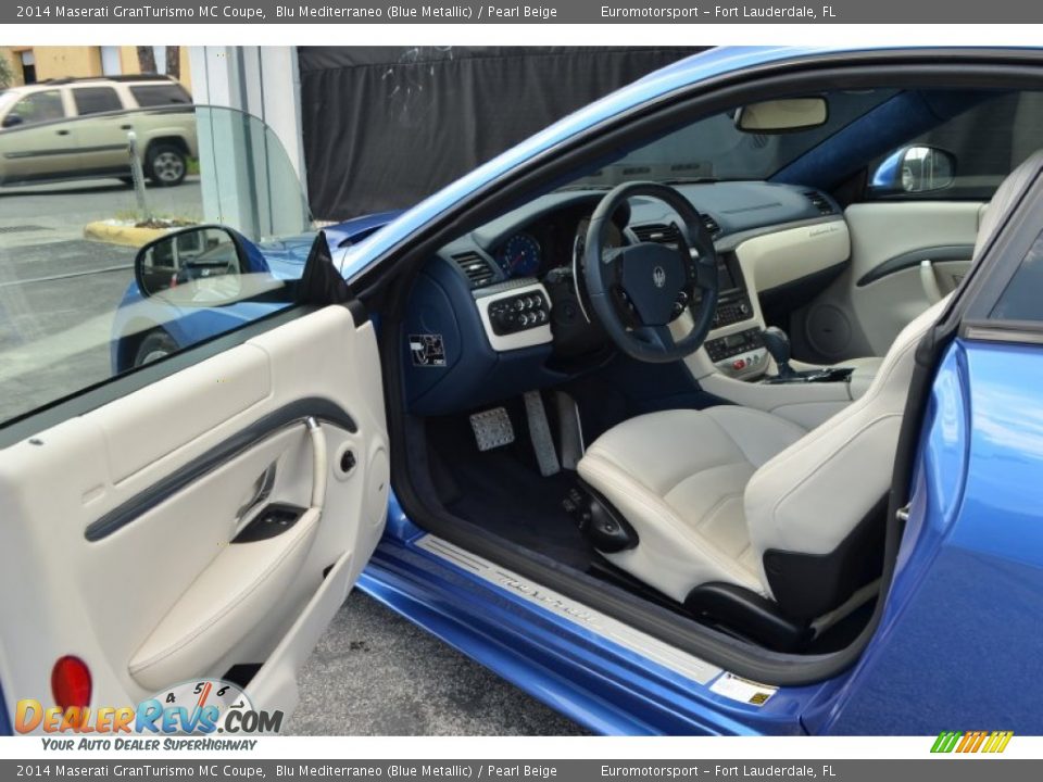 Pearl Beige Interior - 2014 Maserati GranTurismo MC Coupe Photo #7
