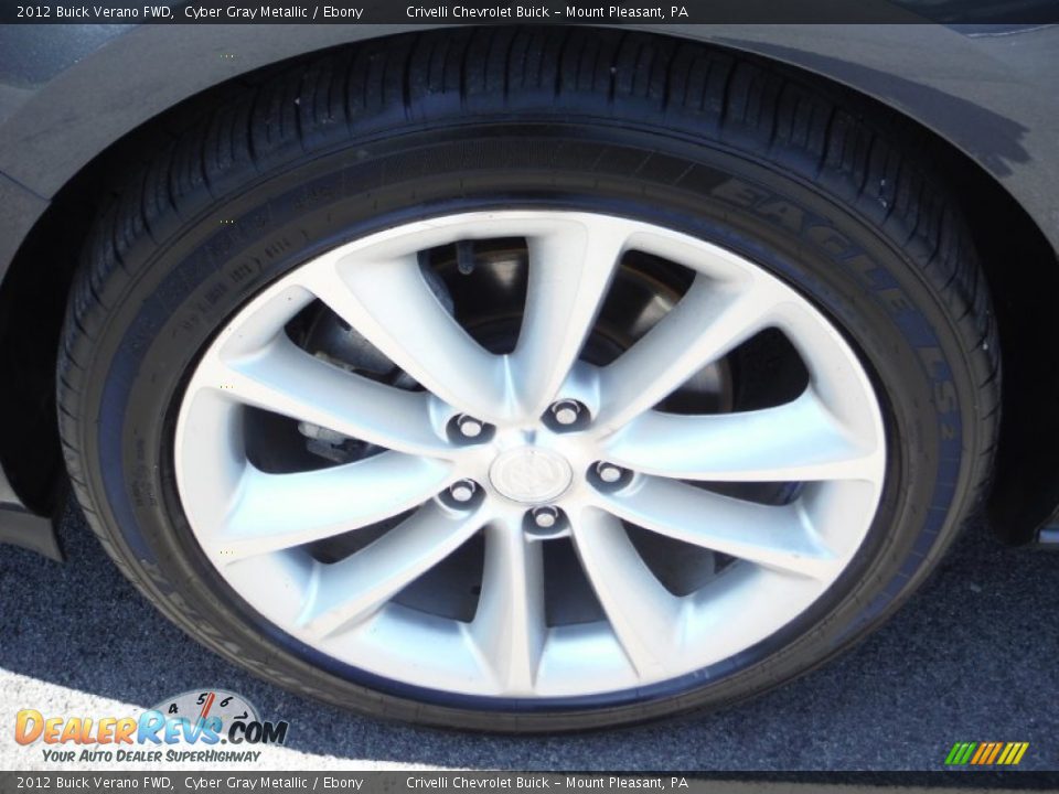 2012 Buick Verano FWD Cyber Gray Metallic / Ebony Photo #3