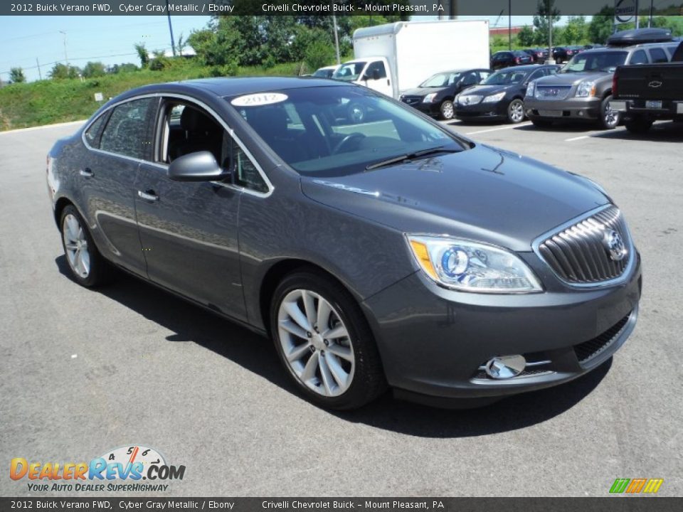 2012 Buick Verano FWD Cyber Gray Metallic / Ebony Photo #6