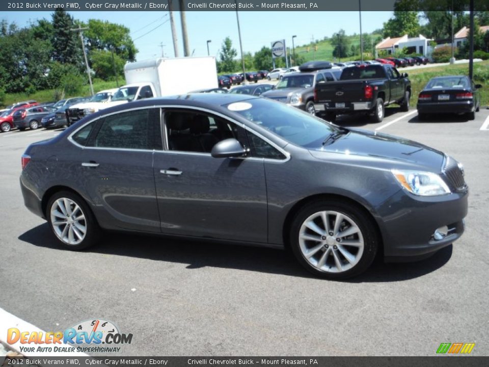 2012 Buick Verano FWD Cyber Gray Metallic / Ebony Photo #7