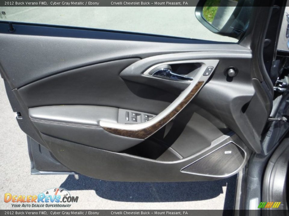 2012 Buick Verano FWD Cyber Gray Metallic / Ebony Photo #12