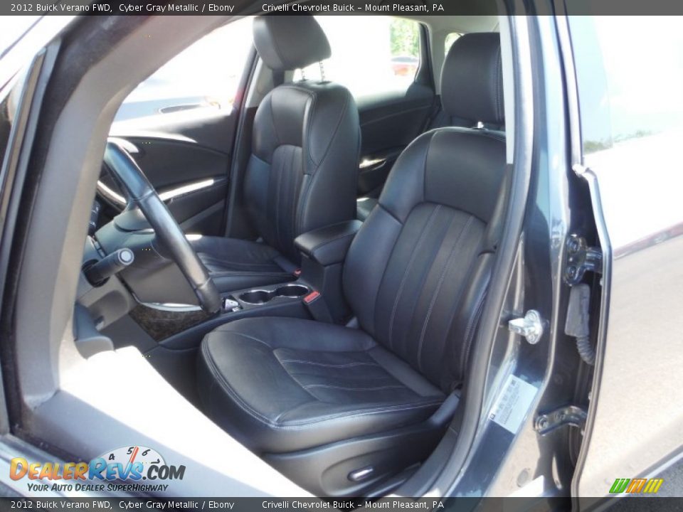 2012 Buick Verano FWD Cyber Gray Metallic / Ebony Photo #15