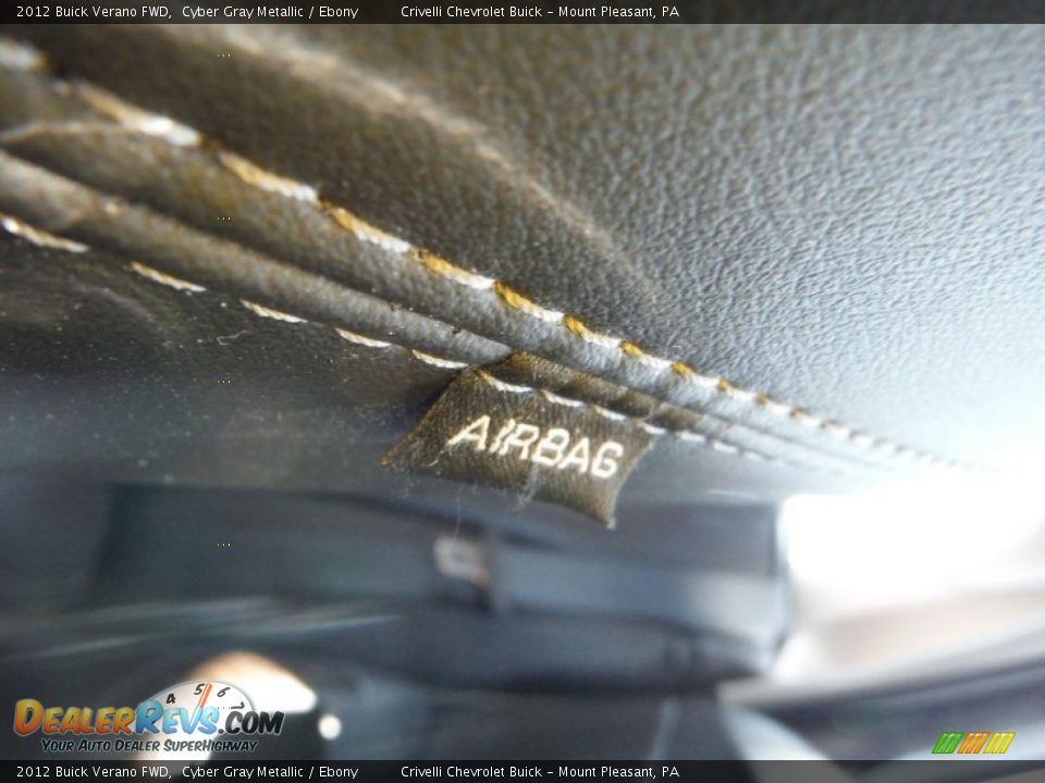 2012 Buick Verano FWD Cyber Gray Metallic / Ebony Photo #17
