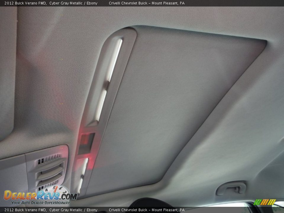 2012 Buick Verano FWD Cyber Gray Metallic / Ebony Photo #18