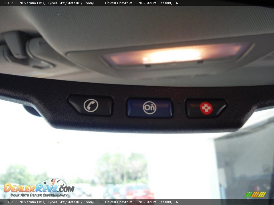 2012 Buick Verano FWD Cyber Gray Metallic / Ebony Photo #19
