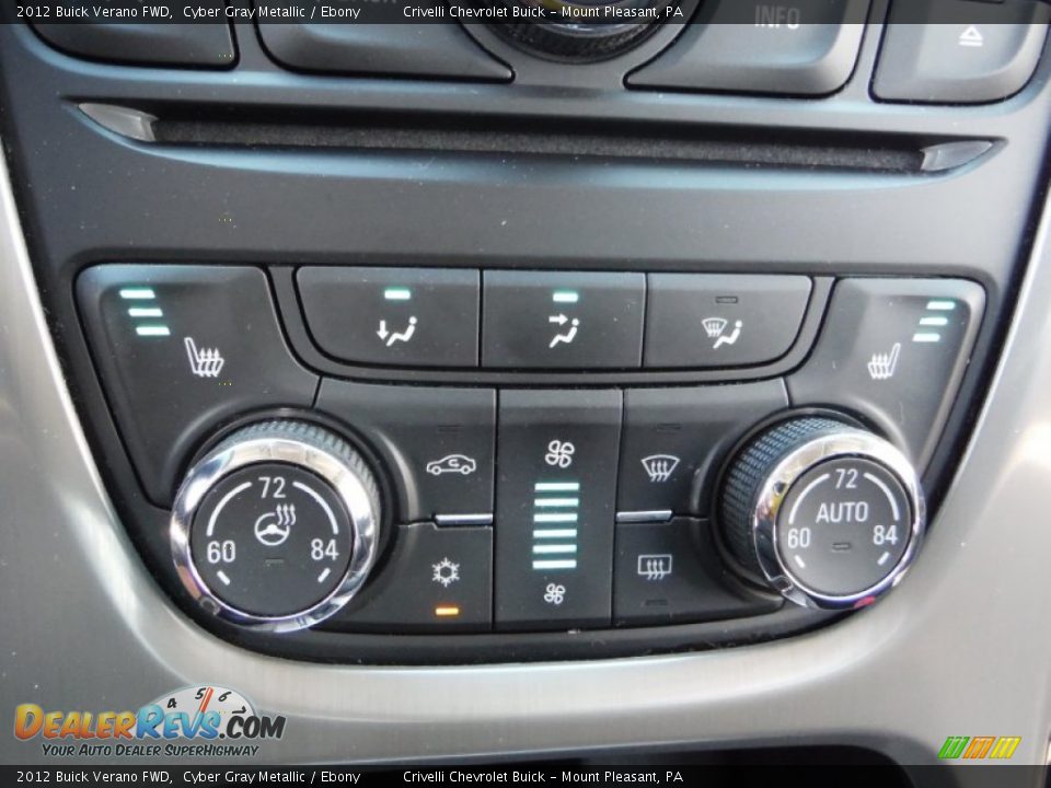 2012 Buick Verano FWD Cyber Gray Metallic / Ebony Photo #22