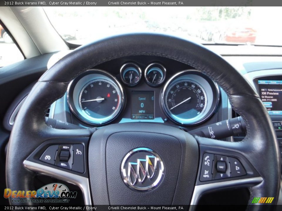 2012 Buick Verano FWD Cyber Gray Metallic / Ebony Photo #25