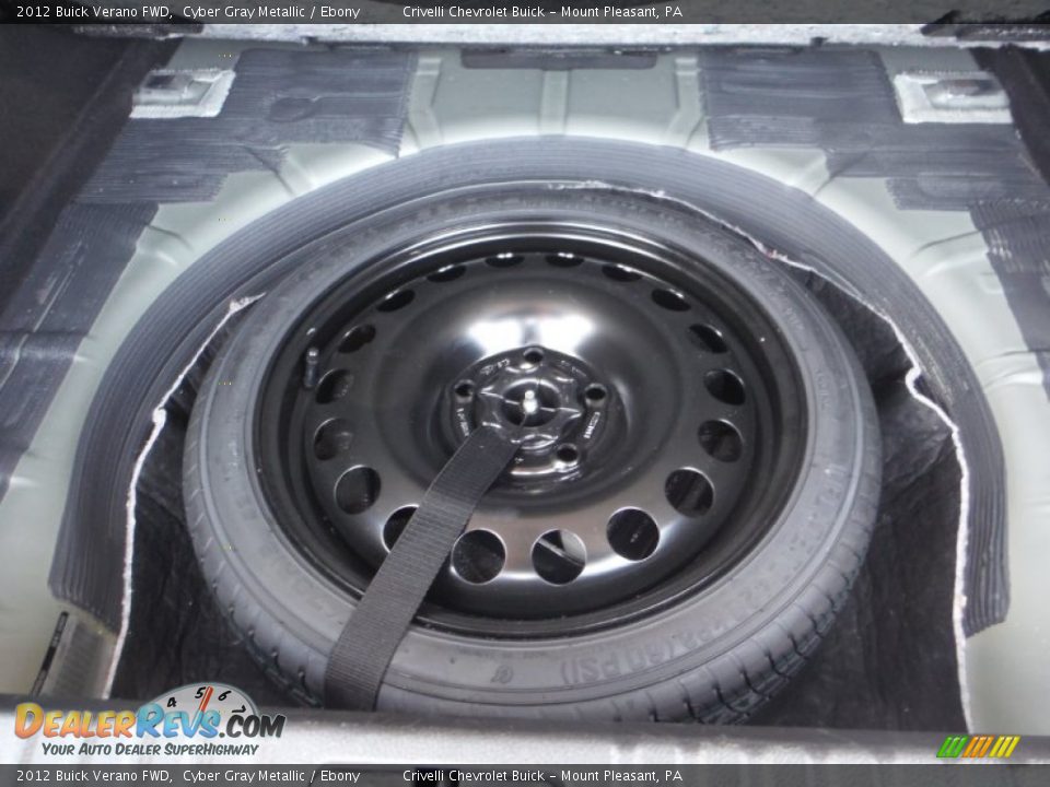 2012 Buick Verano FWD Cyber Gray Metallic / Ebony Photo #28