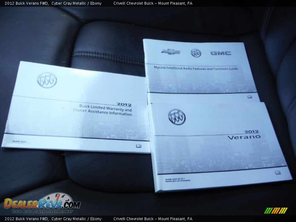 2012 Buick Verano FWD Cyber Gray Metallic / Ebony Photo #30