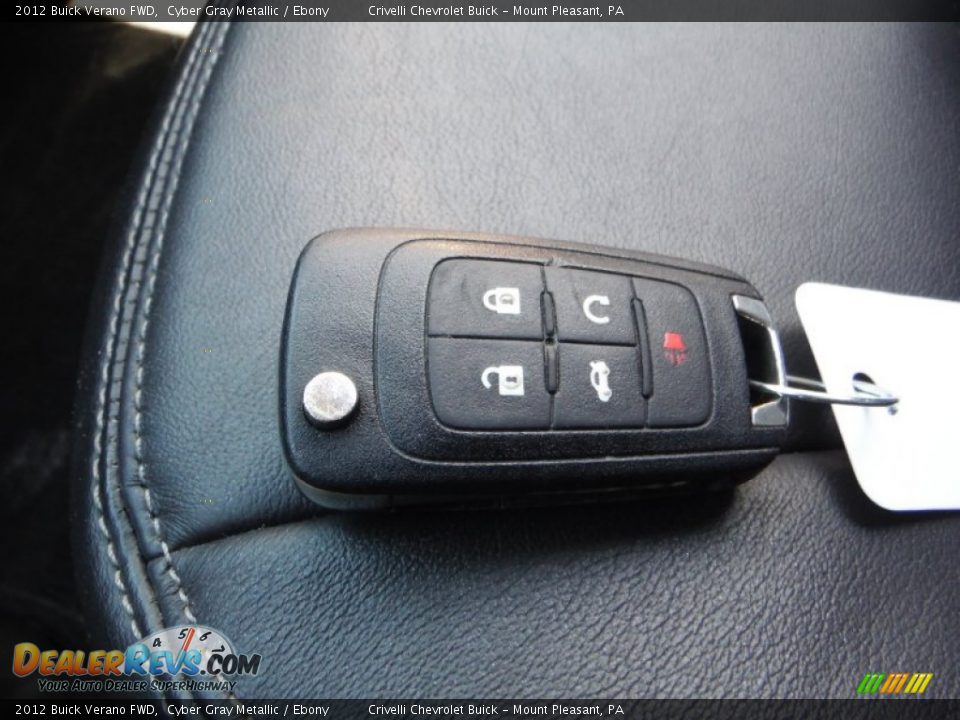 2012 Buick Verano FWD Cyber Gray Metallic / Ebony Photo #31