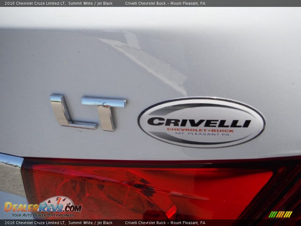 2016 Chevrolet Cruze Limited LT Summit White / Jet Black Photo #7