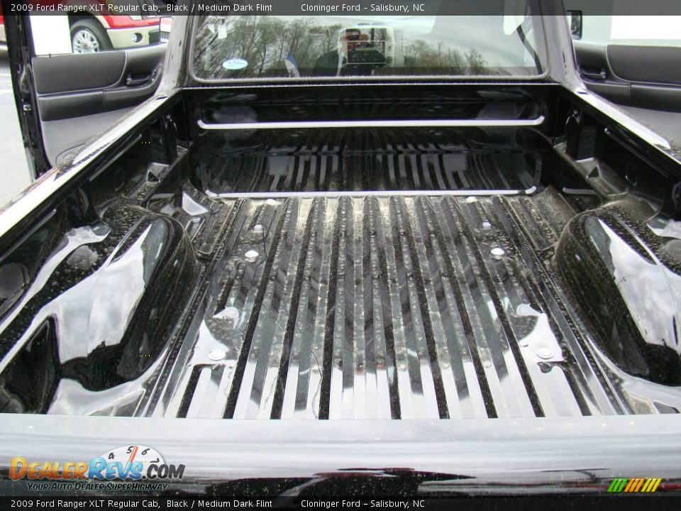 2009 Ford Ranger XLT Regular Cab Black / Medium Dark Flint Photo #9