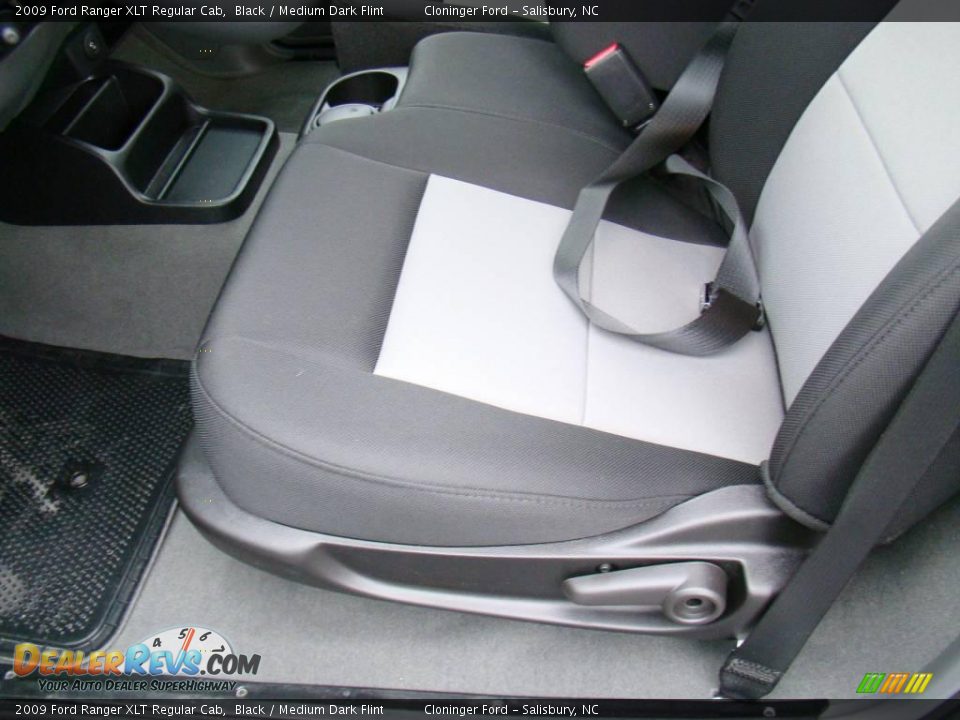 2009 Ford Ranger XLT Regular Cab Black / Medium Dark Flint Photo #16