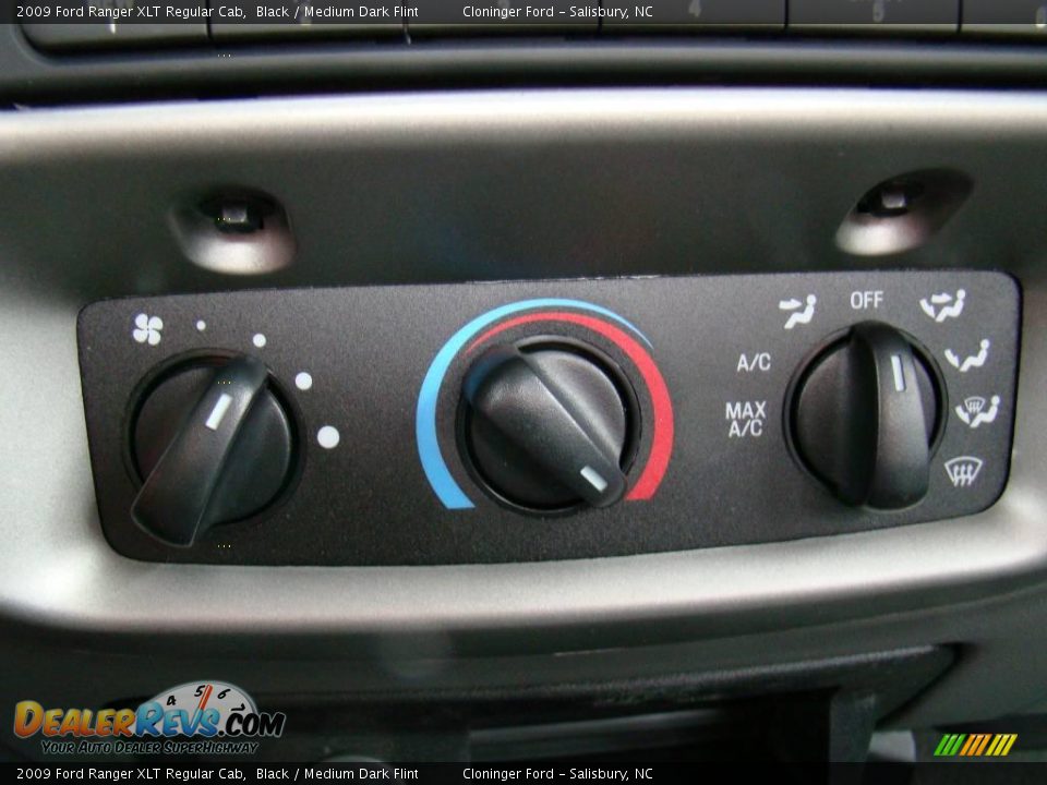 2009 Ford Ranger XLT Regular Cab Black / Medium Dark Flint Photo #20