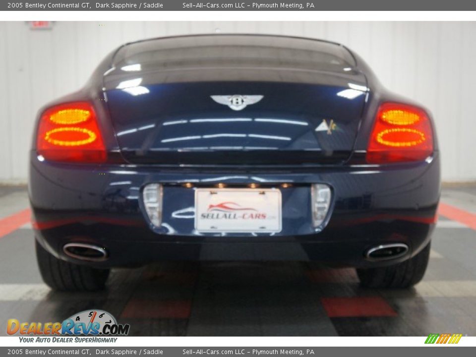 2005 Bentley Continental GT Dark Sapphire / Saddle Photo #12