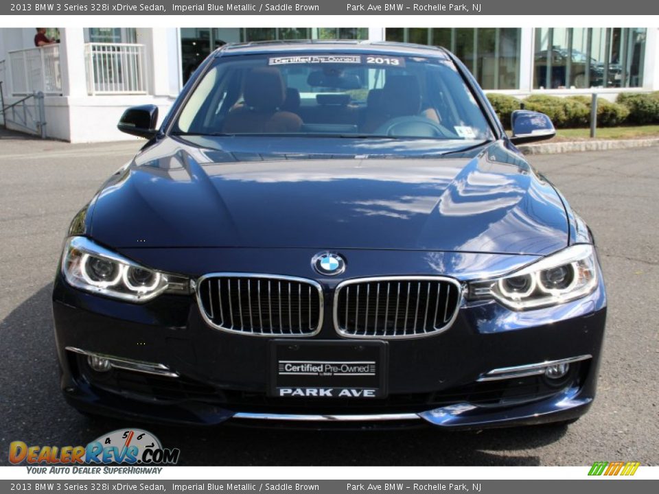 2013 BMW 3 Series 328i xDrive Sedan Imperial Blue Metallic / Saddle Brown Photo #8