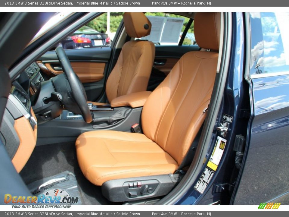 2013 BMW 3 Series 328i xDrive Sedan Imperial Blue Metallic / Saddle Brown Photo #14