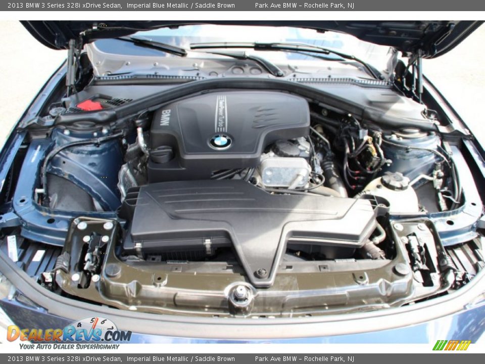 2013 BMW 3 Series 328i xDrive Sedan Imperial Blue Metallic / Saddle Brown Photo #31