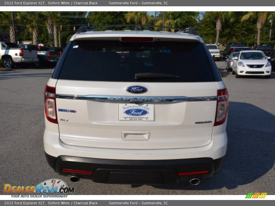 2013 Ford Explorer XLT Oxford White / Charcoal Black Photo #6
