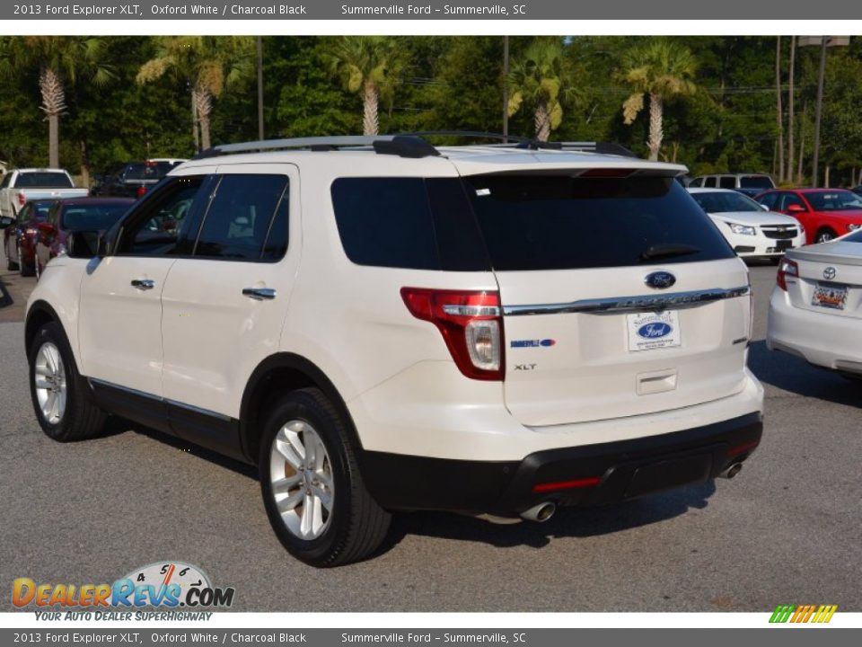 2013 Ford Explorer XLT Oxford White / Charcoal Black Photo #7