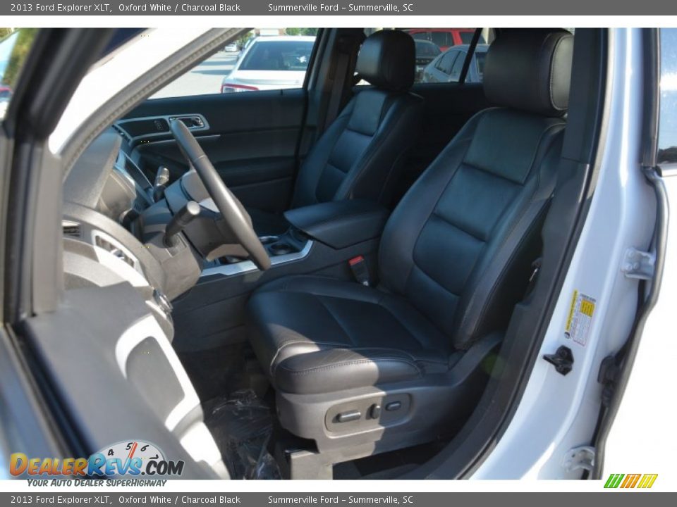 2013 Ford Explorer XLT Oxford White / Charcoal Black Photo #11