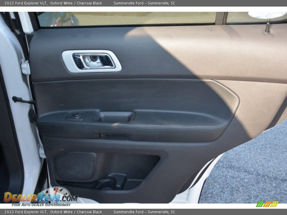 2013 Ford Explorer XLT Oxford White / Charcoal Black Photo #18
