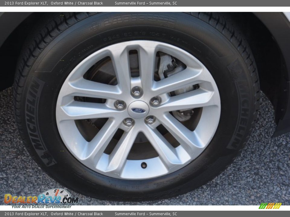 2013 Ford Explorer XLT Oxford White / Charcoal Black Photo #19