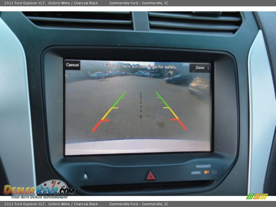 2013 Ford Explorer XLT Oxford White / Charcoal Black Photo #22