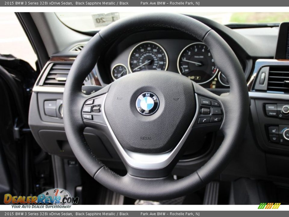 2015 BMW 3 Series 328i xDrive Sedan Black Sapphire Metallic / Black Photo #19