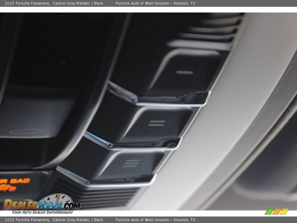 2015 Porsche Panamera Carbon Grey Metallic / Black Photo #29