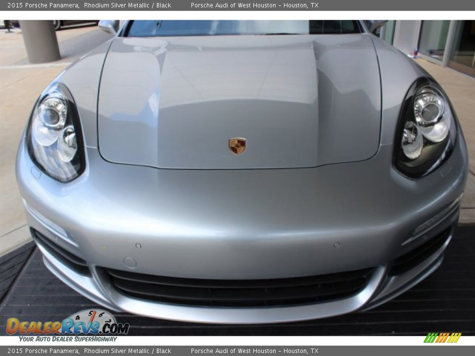 2015 Porsche Panamera Rhodium Silver Metallic / Black Photo #2