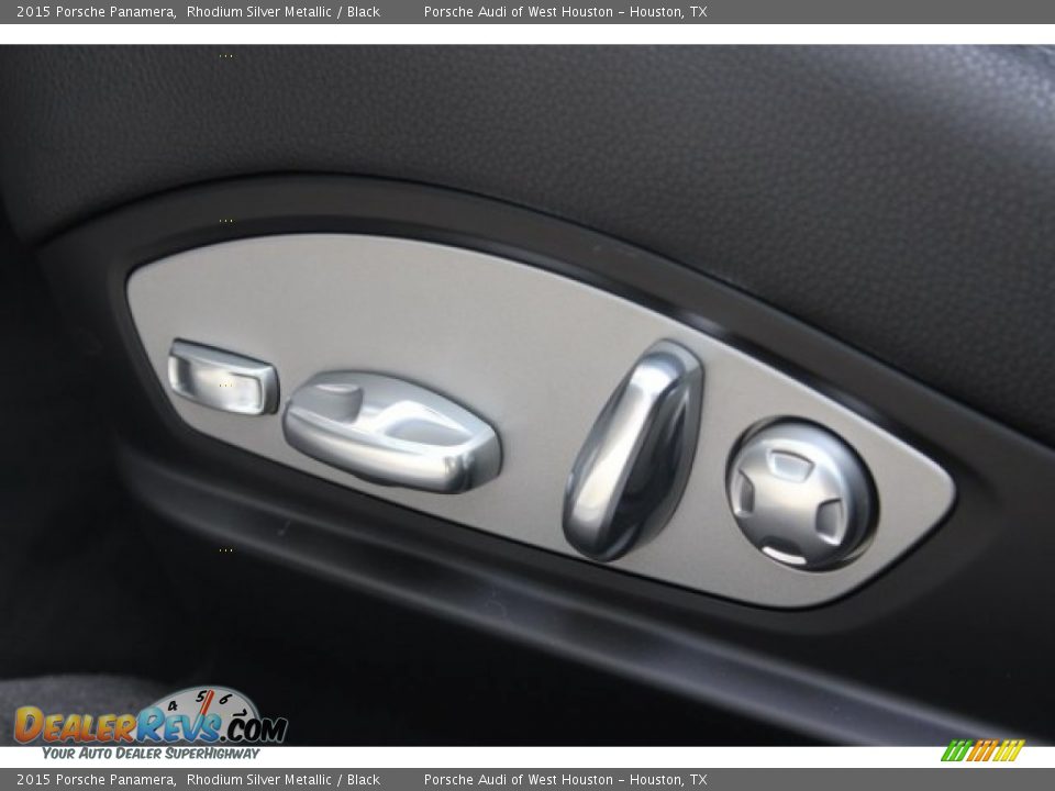 2015 Porsche Panamera Rhodium Silver Metallic / Black Photo #17