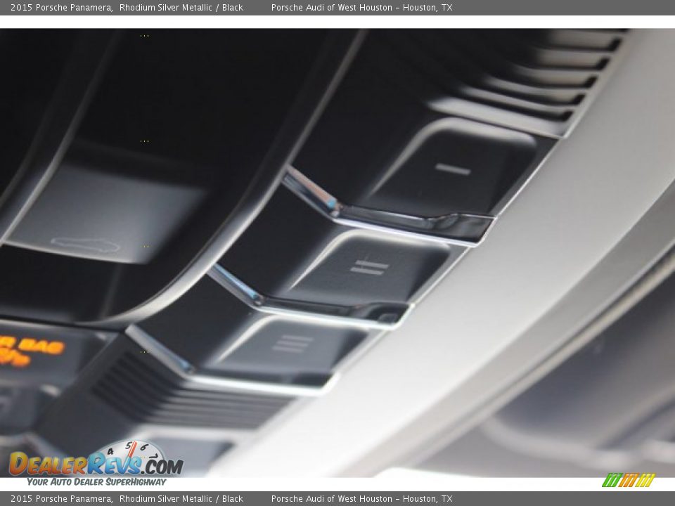 2015 Porsche Panamera Rhodium Silver Metallic / Black Photo #30
