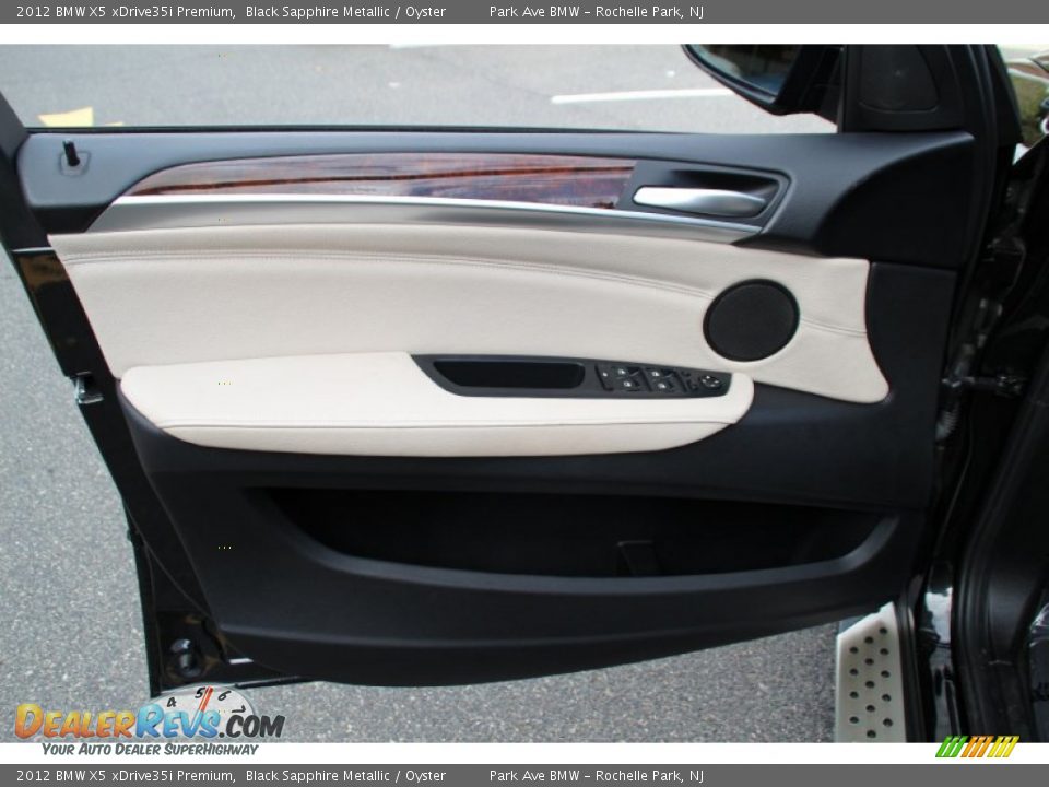 2012 BMW X5 xDrive35i Premium Black Sapphire Metallic / Oyster Photo #9