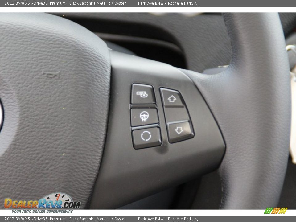 2012 BMW X5 xDrive35i Premium Black Sapphire Metallic / Oyster Photo #21