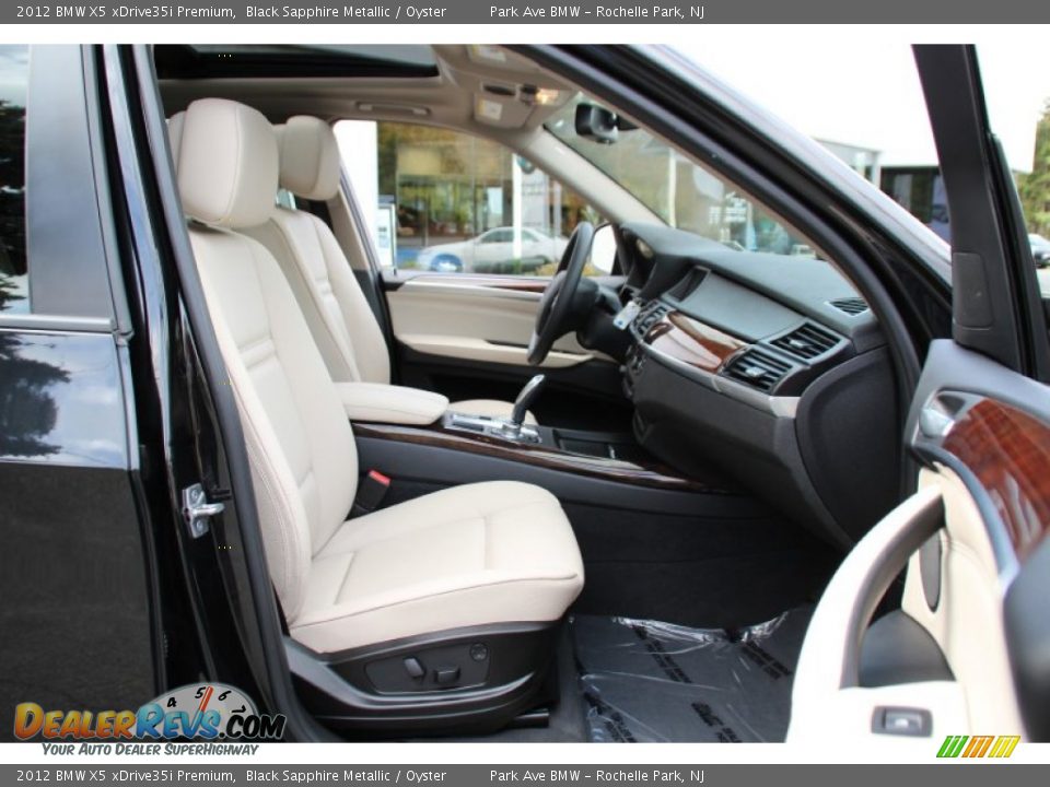 2012 BMW X5 xDrive35i Premium Black Sapphire Metallic / Oyster Photo #31
